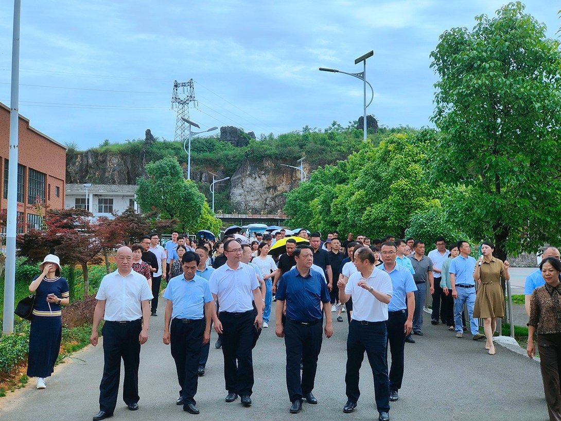 政协第三届铜仁市万山区委员会委员履职能力提升培训班莅临杏耀视察指导工作